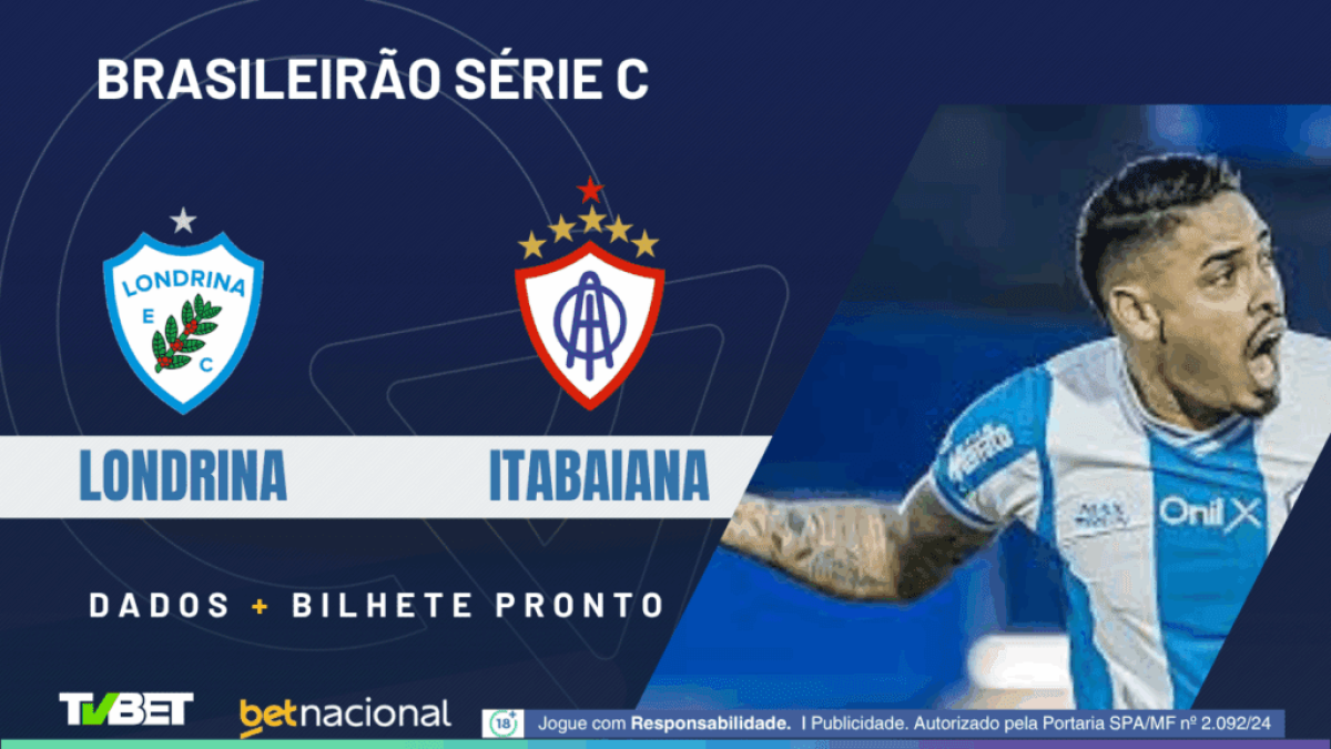 Londrina x Itabaiana: tempo real, onde assistir, horário, escalações e palpites