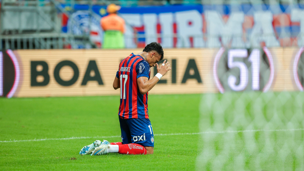 Lucho Rodriguez volta a marcar pelo Bahia após quatro meses e ultrapassa número de gols de 2024