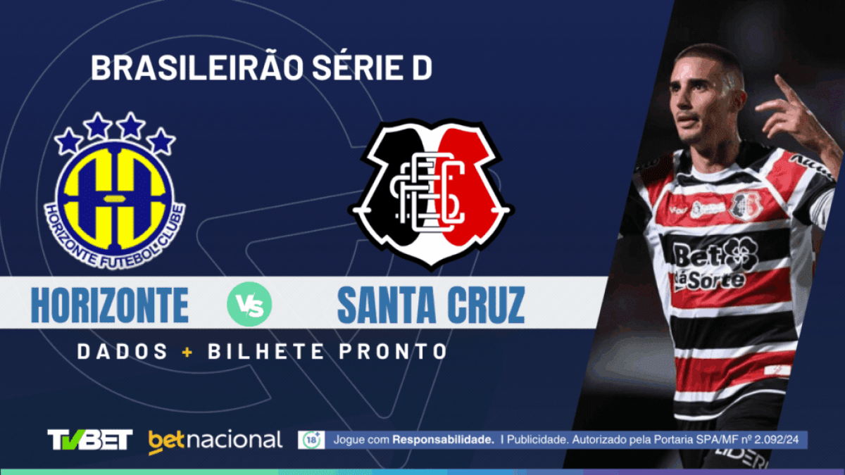 Horizonte x Santa Cruz: tempo real, onde assistir, horário, escalações e palpites