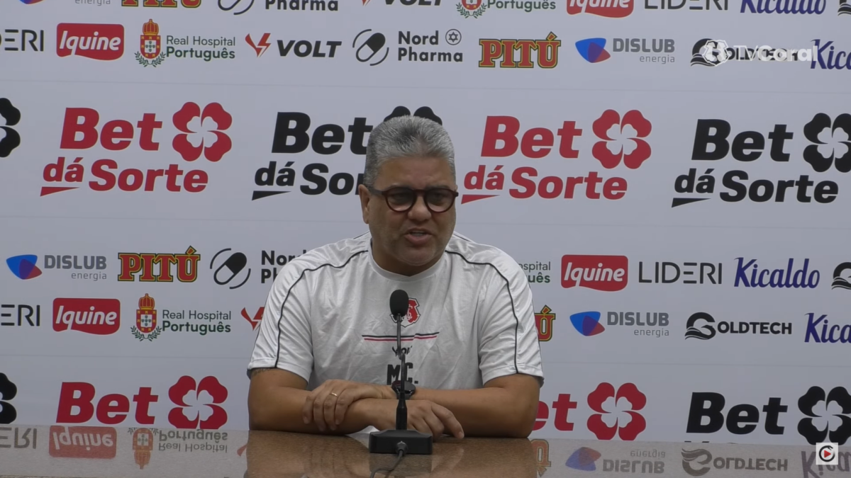 Técnico do Santa Cruz comenta duelo contra o Horizonte e demonstra apoio à SAF do clube