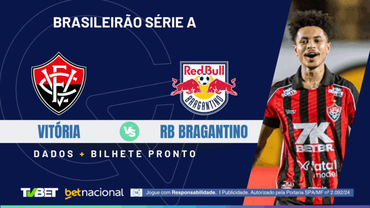 Vitória x RB Bragantino: tempo real, onde assistir ao vivo, horário, escalações e palpites