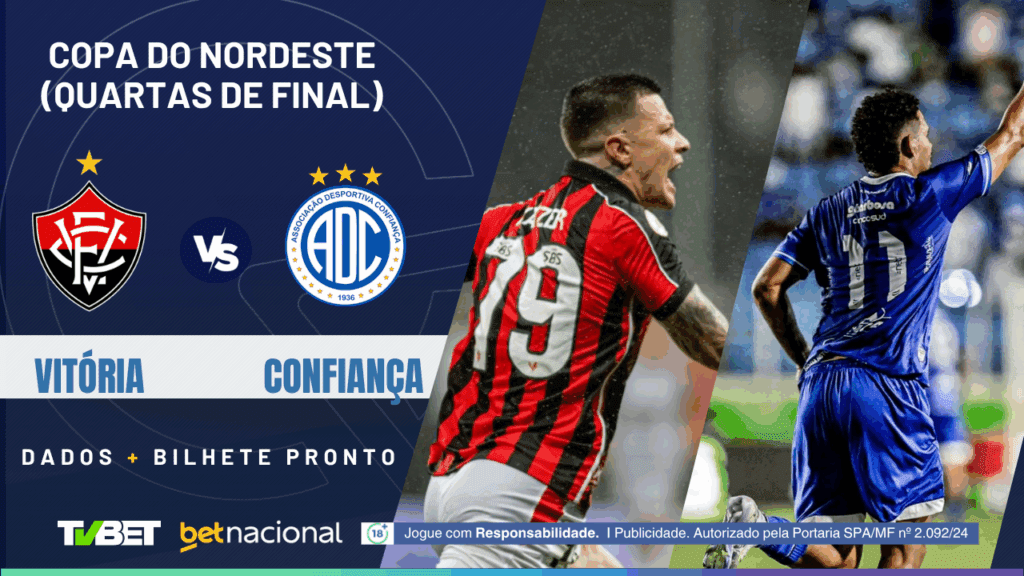Vitória x Confiança: tempo real, onde assistir, horário, escalações e palpites