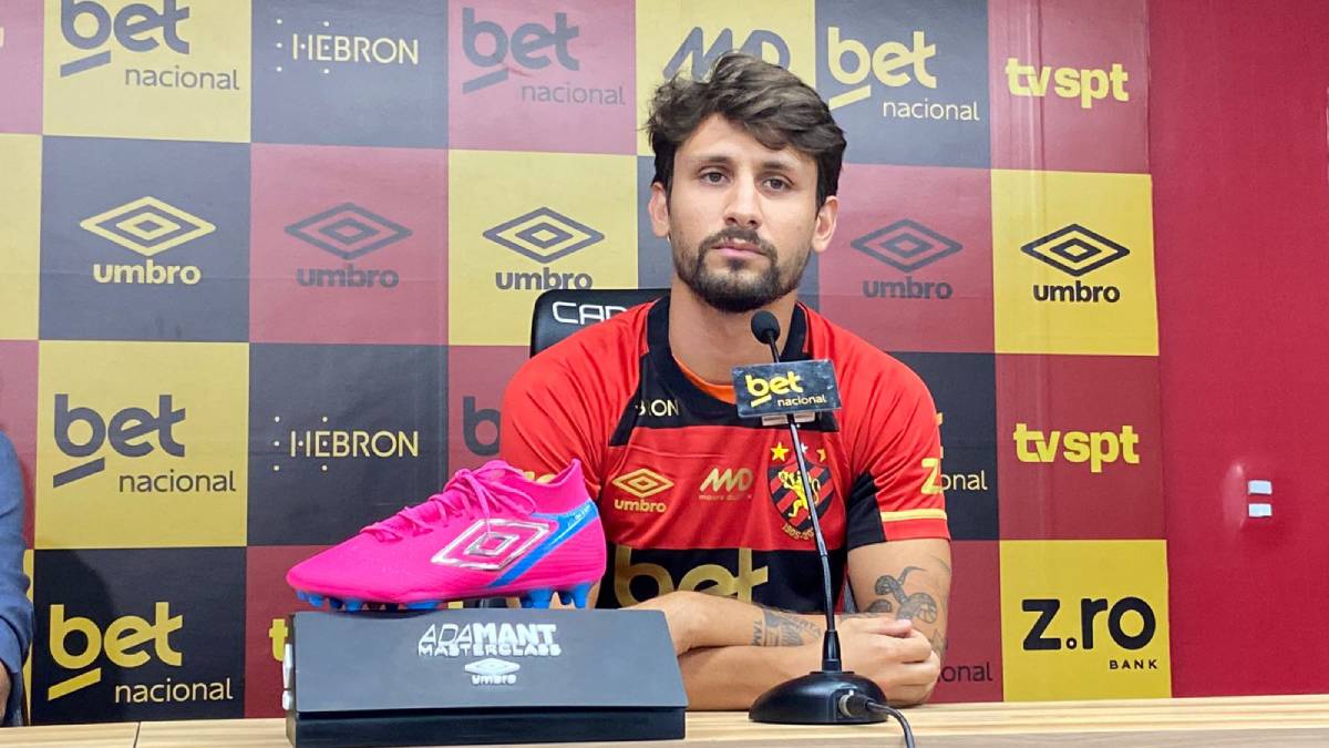 Pedro Augusto chega ao Sport e se mostra confiante em recuperação na Série A: “Sei que posso ajudar”