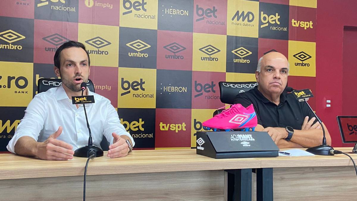 Enrico Ambrogini e Yuri Romão na coletiva - Foto: Pedro Mararanhão/NE45
