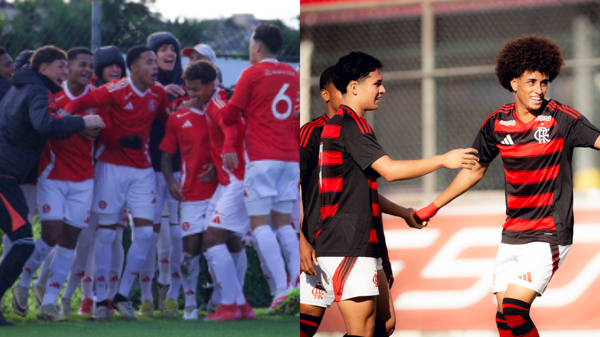 Fortaleza é goleado pelo Internacional e Bahia perde para o Flamengo no Brasileiro Sub-17
