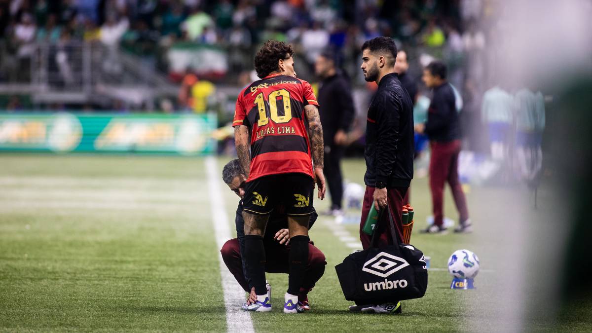 Lucas Lima volta a treinar pelo Sport, mas será reavaliado antes do duelo contra o Vasco