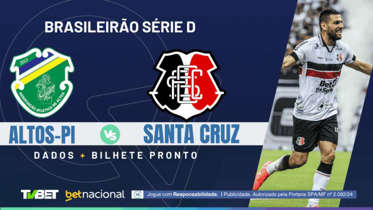 Altos x Santa Cruz: tempo real, onde assistir, horário, escalações e palpites