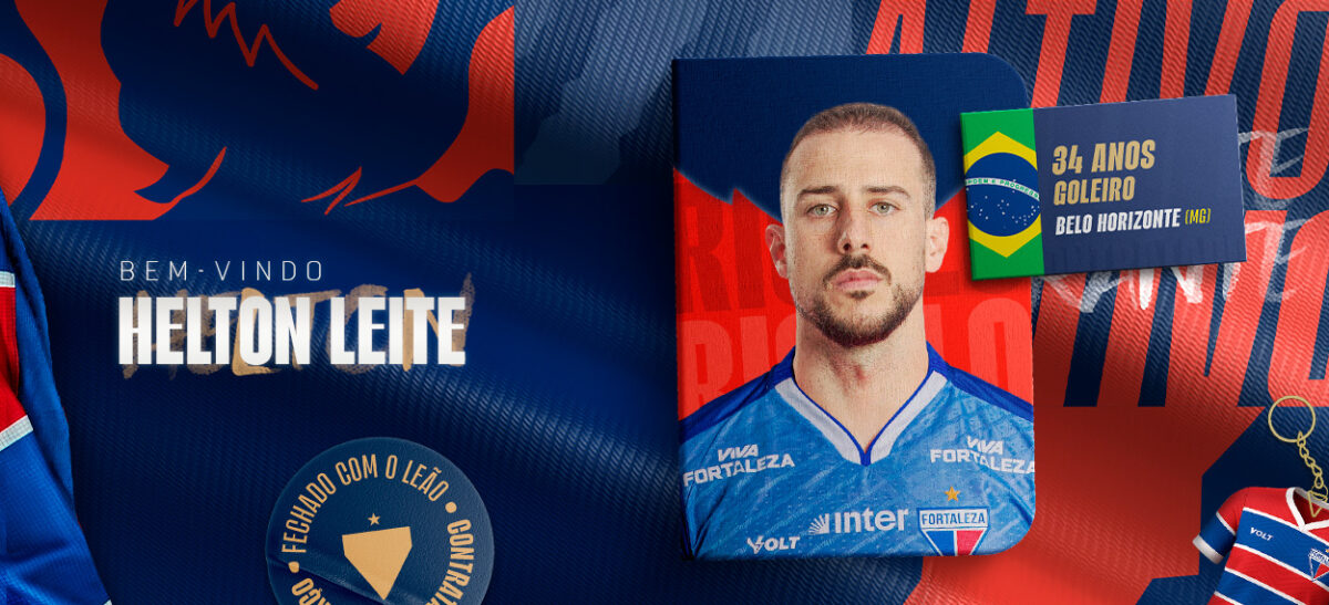 Fortaleza anuncia contratação do goleiro Helton Leite