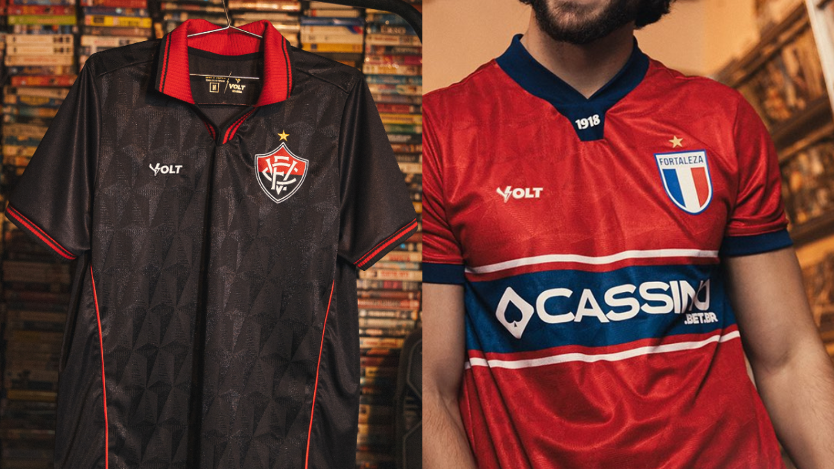 Vitória e Fortaleza lançam camisas alternativas para 2025