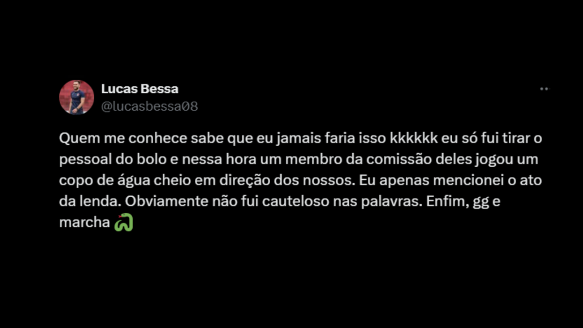 Santa Cruz: Expulso contra o Altos, Lucas Bessa será desfalque contra o América-RN 2 Lucas Bessa, Santa Cruz