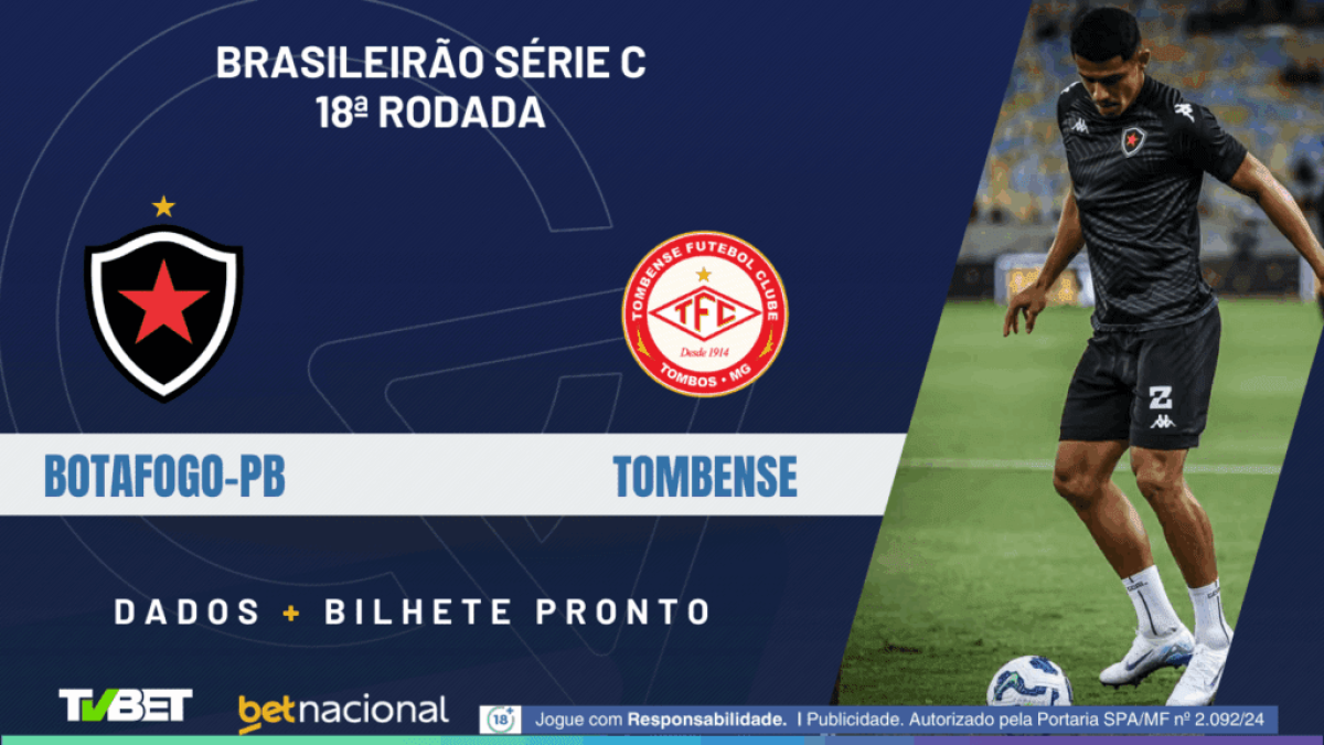 Botafogo-PB x Tombense: tempo real, onde assistir, horário, escalações e palpites