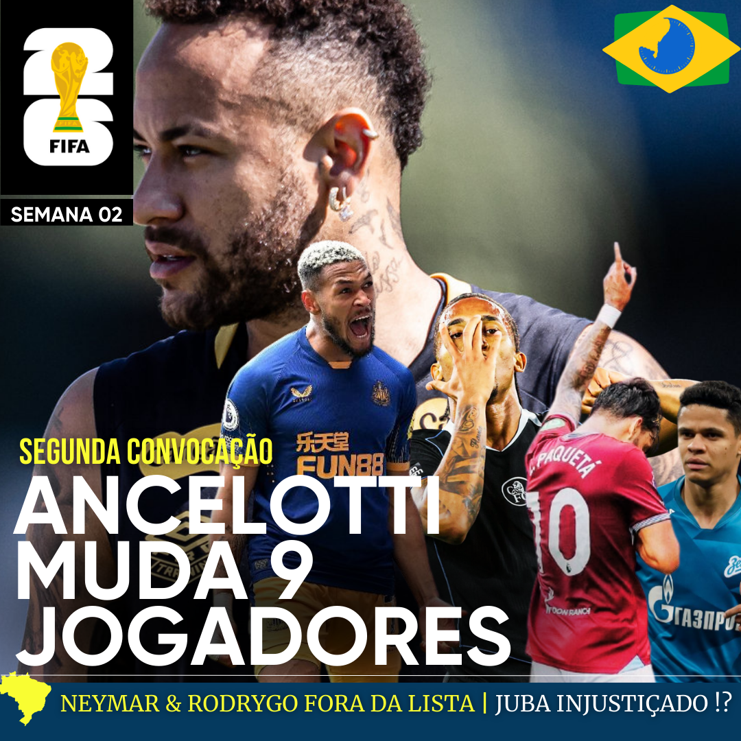 RAIO X – CONVOCAÇÃO DA SELEÇÃO BRASILEIRA