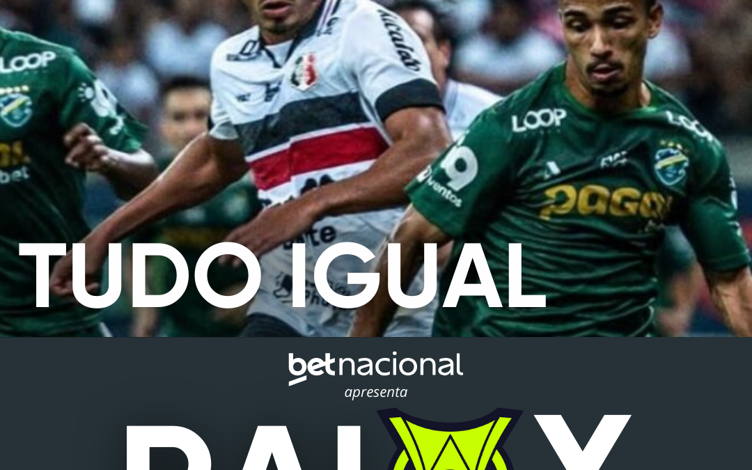 PÓS-JOGO – SANTA CRUZ FICA NO EMPATE COM O ALTOS-PI + RAIO X DA SÉRIE A – 20ª RODADA