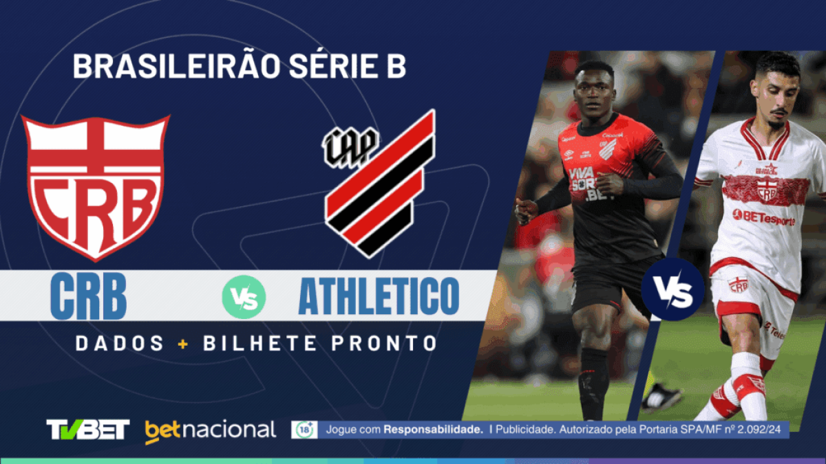 CRB x Athletico: tempo real, onde assistir, horário, escalações e palpites