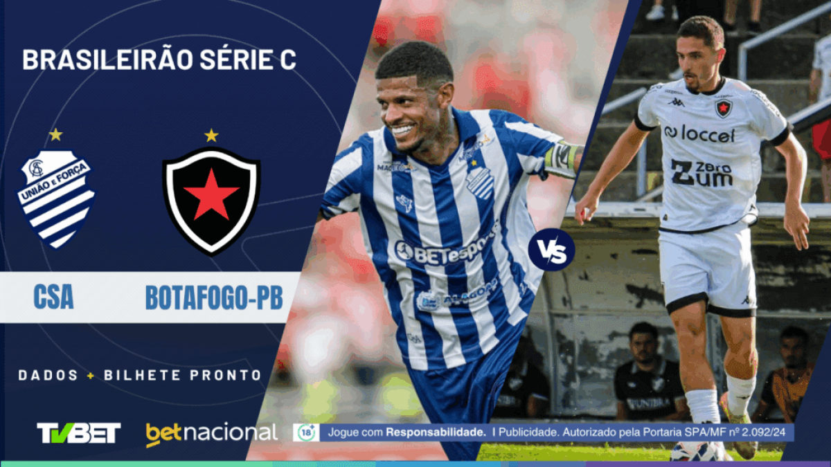 CSA x Botafogo-PB: tempo real, onde assistir, horário, escalações e palpites