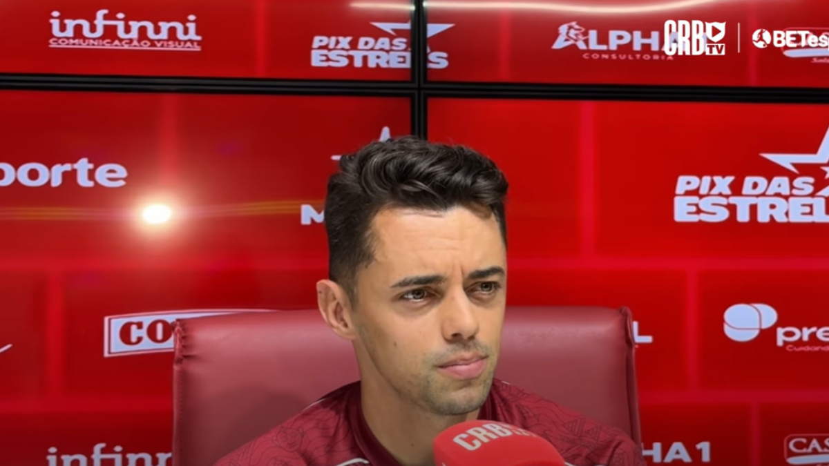 Matheus Ribeiro destaca preparação do CRB para enfrentar o Athletic pela Série B