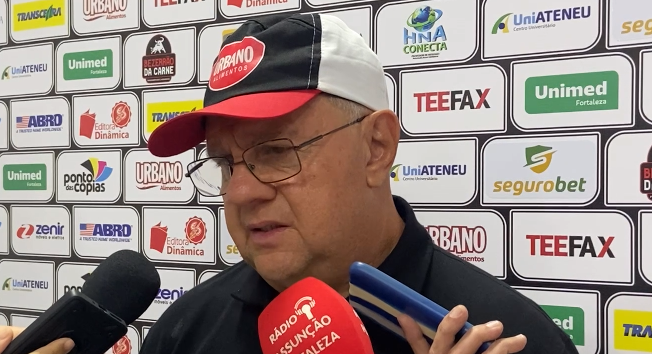 Técnico do Ferroviário confia em classificação na Série D após derrota em casa: “Ninguém joga a toalha”