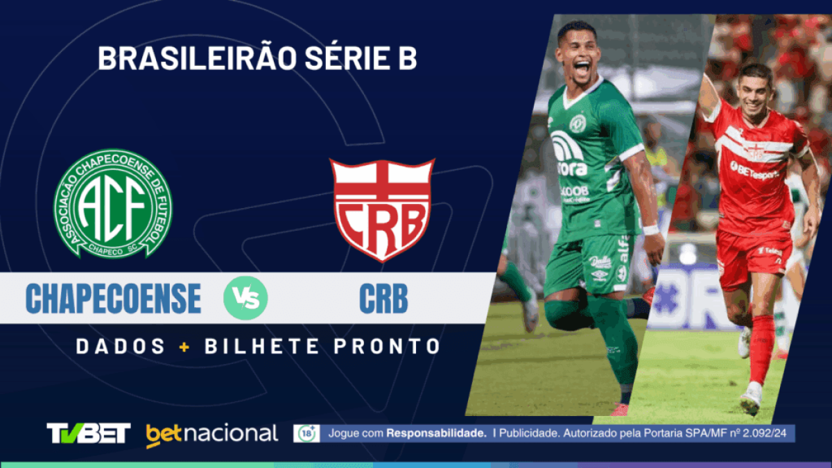 Chapecoense x CRB: tempo real, onde assistir ao vivo, horário, escalações e palpites
