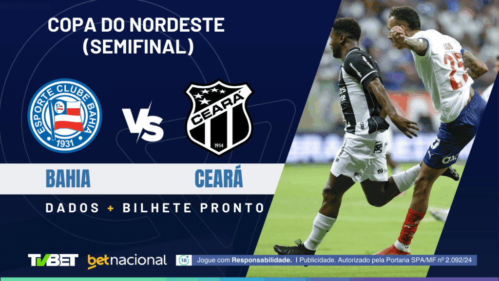 Bahia x Ceará: tempo real, onde assistir ao vivo, horário, escalações e palpites