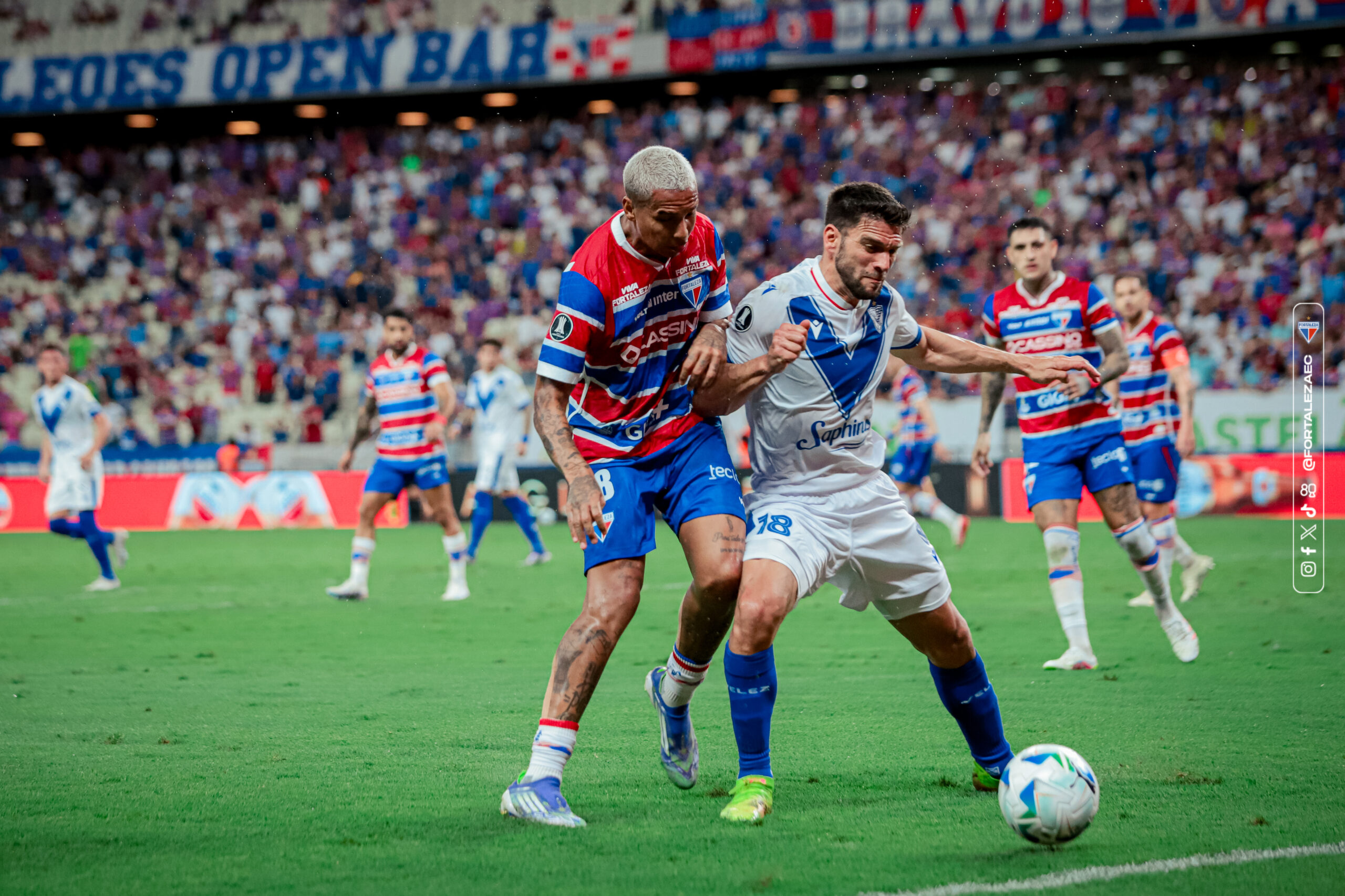 Fortaleza empata sem gols com o Vélez pelo jogo de ida das oitavas da Libertadores