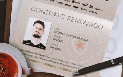 Botafogo-PB renova contrato do goleiro Michael Fracaro até novembro de 2026
