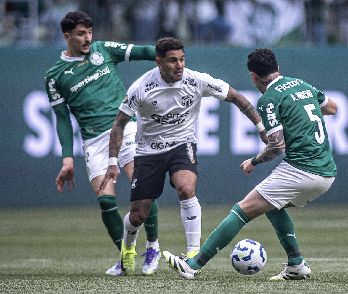 Ceará leva a virada e perde para o Palmeiras fora de casa