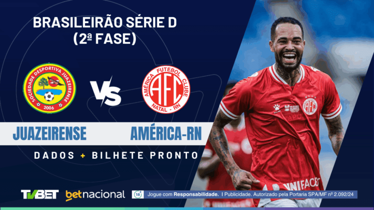 Juazeirense x América-RN: tempo real, onde assistir ao vivo, horário, escalações e palpites