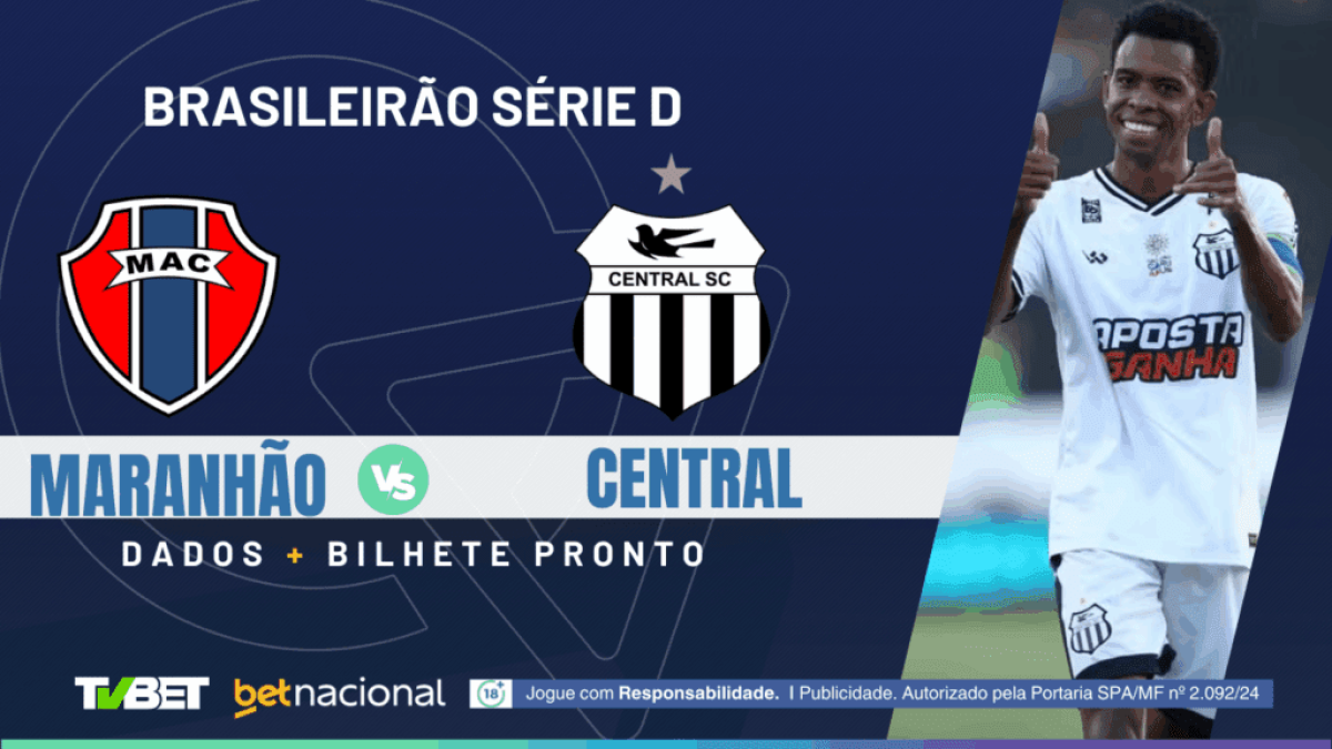 Maranhão x Central: tempo real, onde assistir, horário, escalações e palpites