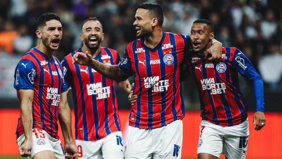 Bahia vence Corinthians fora de casa.