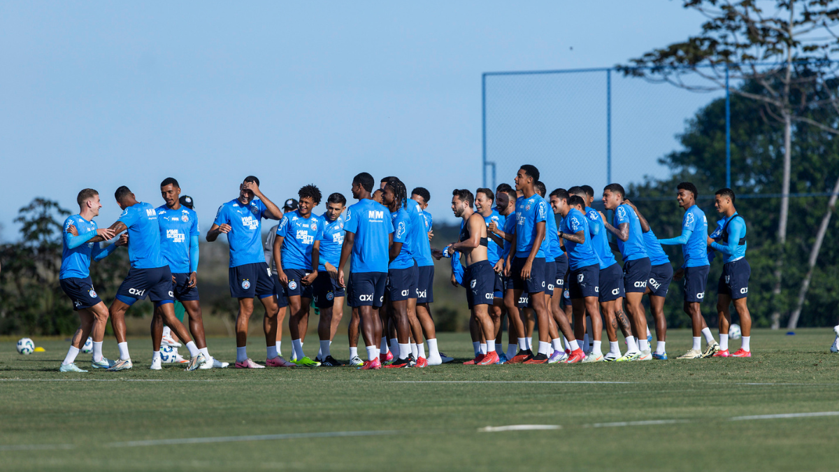 Bahia se reapresenta e inicia semana de trabalho de olho no Corinthians