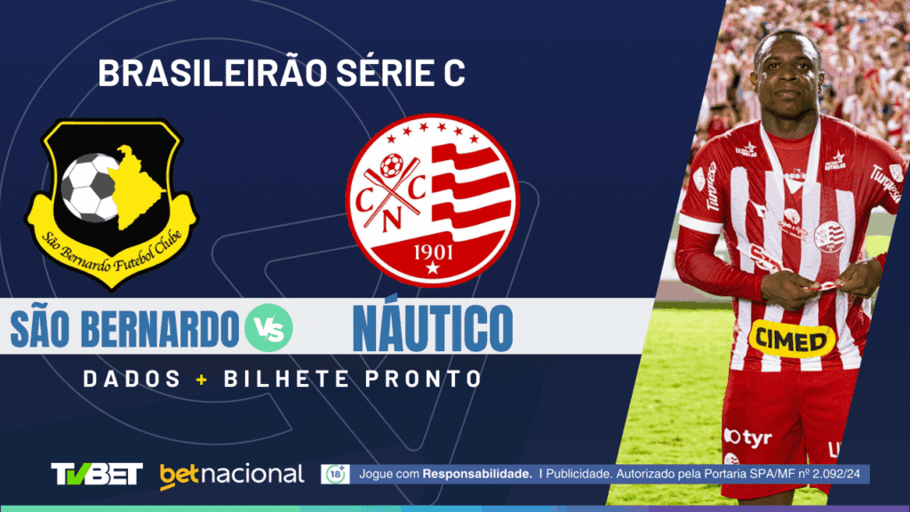 São Bernardo x Náutico: tempo real, onde assistir, horário, escalações e palpites