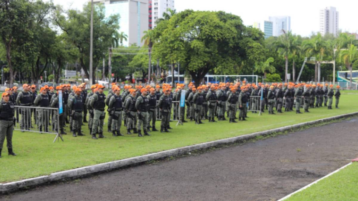 PM disponibiliza 1.145 policias para jogos de Náutico x Ituano e Santa Cruz x América-RN neste sábado