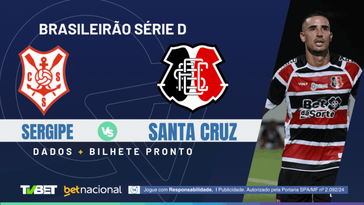 Sergipe x Santa Cruz: tempo real, onde assistir, horário, escalações e palpites