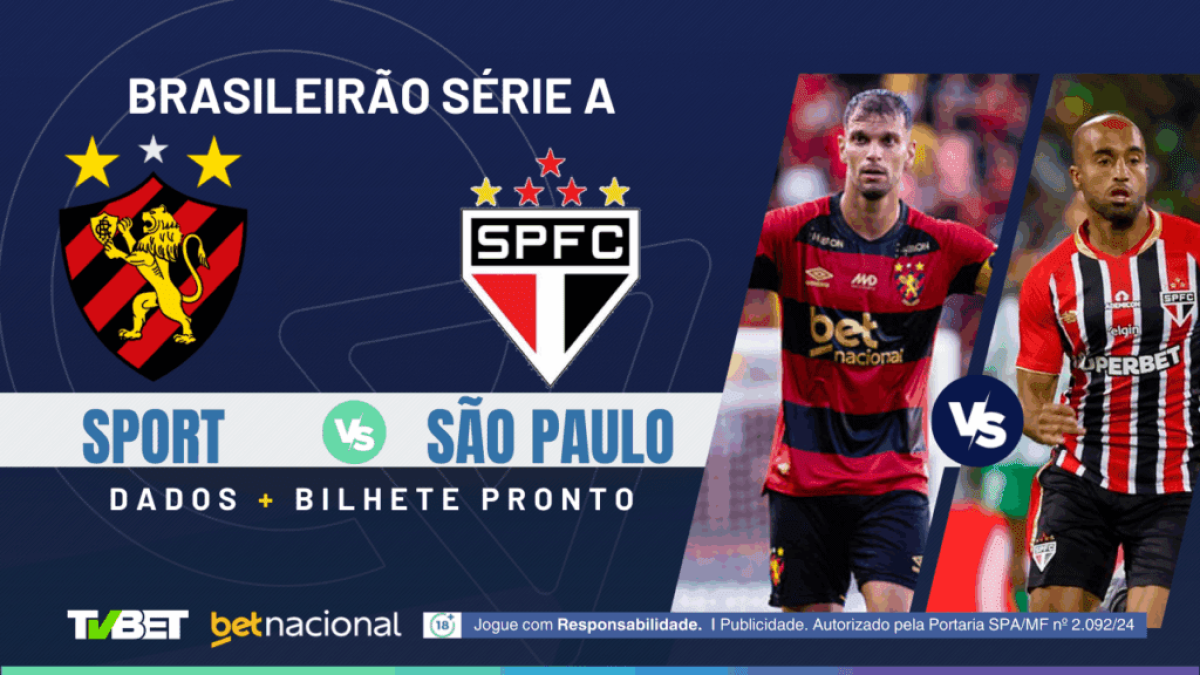 Sport x São Paulo: tempo real, onde assistir, horário, escalações e palpites