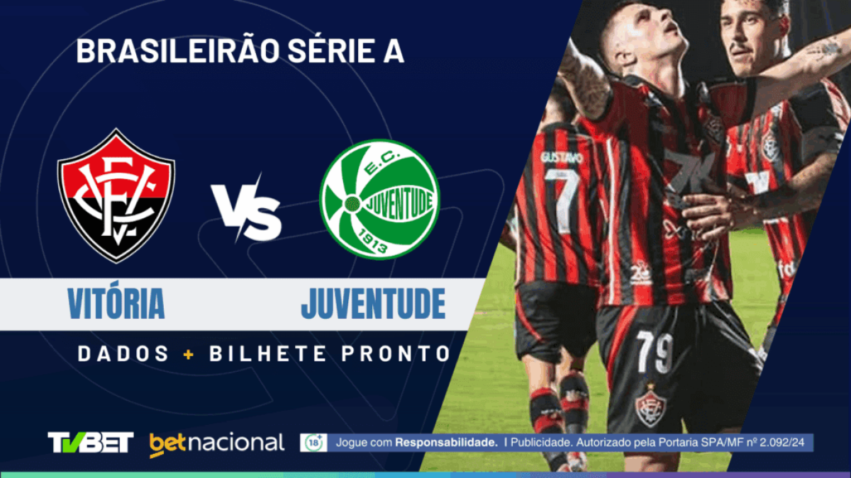 Vitória x Juventude: tempo real, onde assistir ao vivo, horário, escalações e palpites