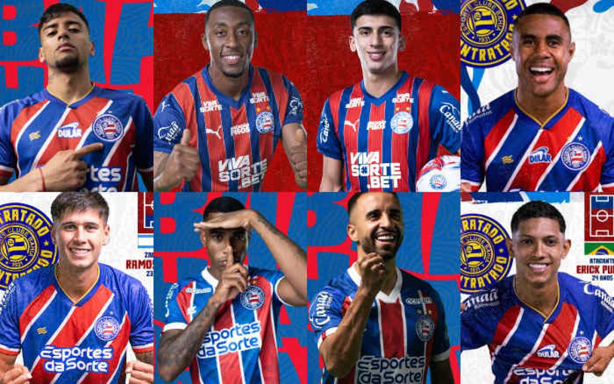 Em 3 anos como SAF, Bahia já passa de R$ 400 milhões em reforços; veja lista