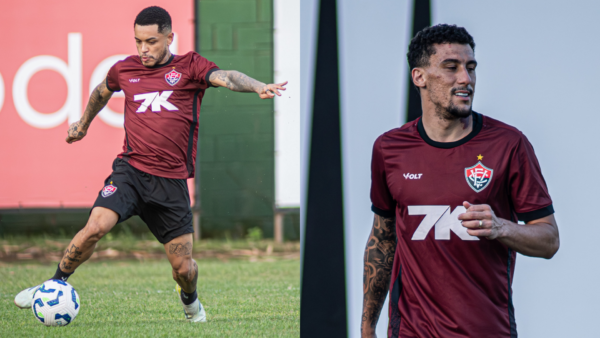 Matheuzinho e Baralhas, do Vitória - Foto: Victor Ferreira/EC Vitória