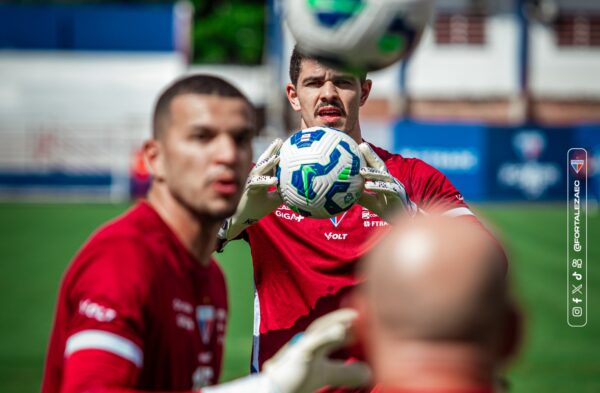 Mesmo com chegada de Helton Leite, Fortaleza ainda não pensa em negociar algum dos goleiros do elenco 1 Fortaleza - Magrão - Vinícius Silvestre - Goleiros
