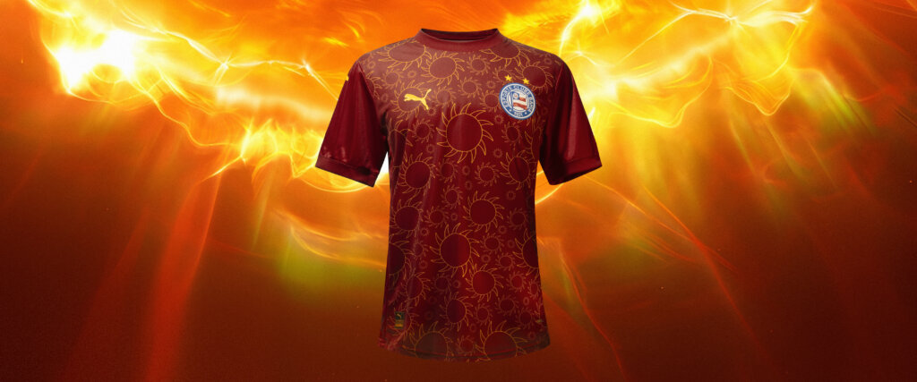 Bahia lança terceira camisa inspirada no sol