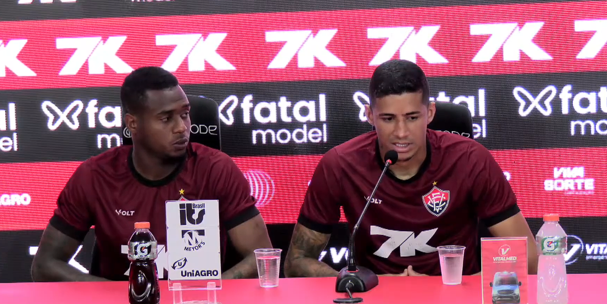 De volta ao Vitória, Camutanga e Dudu são apresentados pelo clube