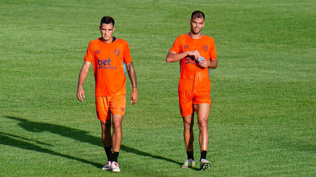 Com desgaste muscular, Christian Rivera faz trabalho físico em separado no Sport; Rafael Thyere avança em recuperação