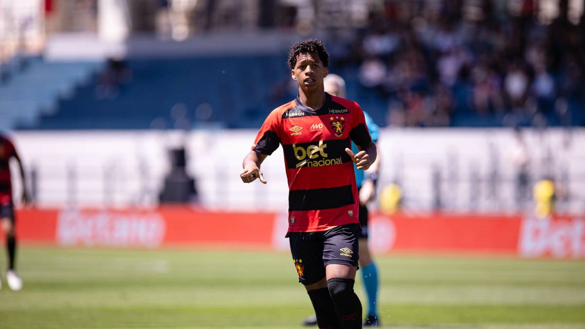 Zé Lucas, do Sport, é destaque no ranking de jovens mais valiosos do Brasileirão; veja lista