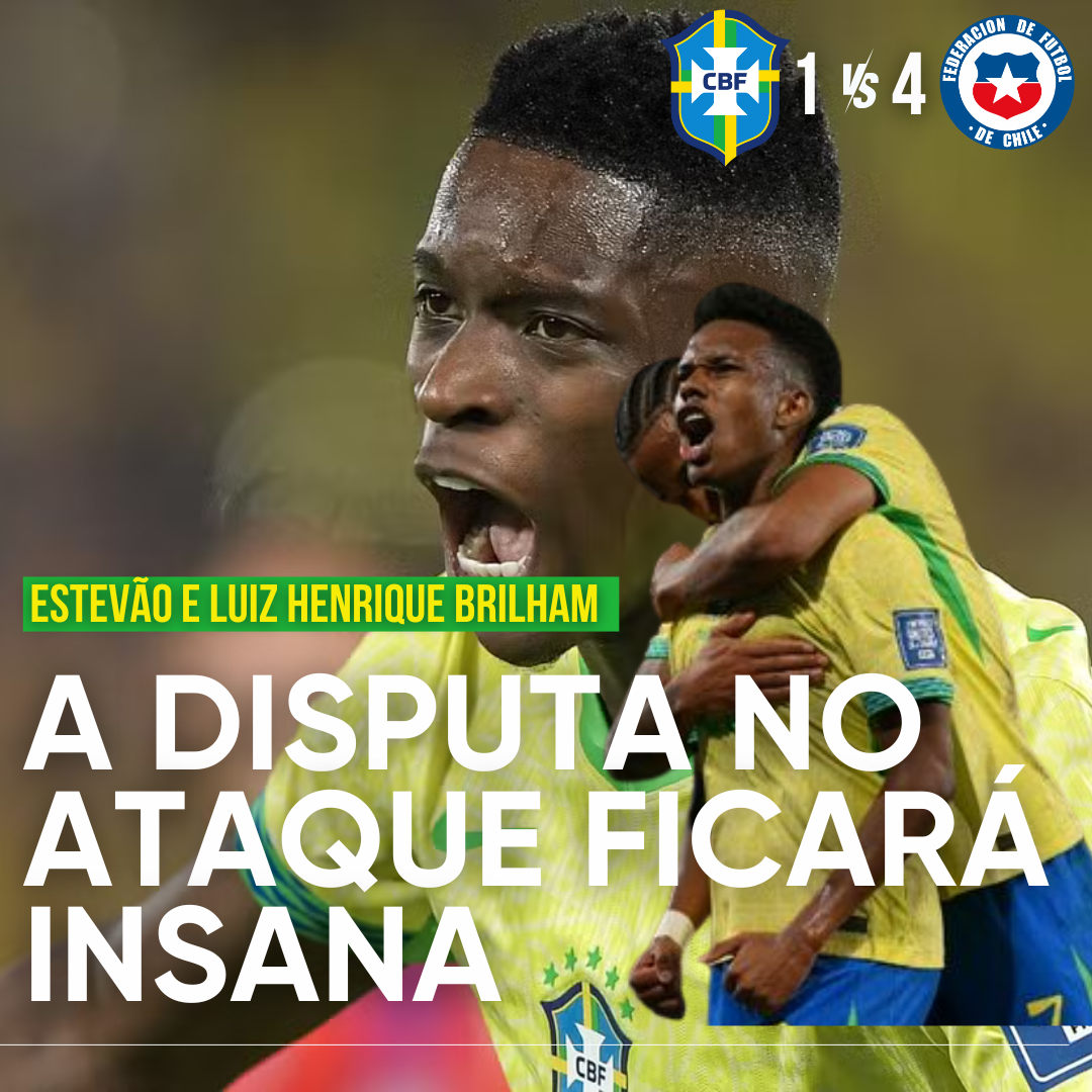 PÓS-JOGO – ELIMINATÓRIAS – BRASIL GOLEIA CHILE NAS ELIMINATÓRIAS – 45 MINUTOS