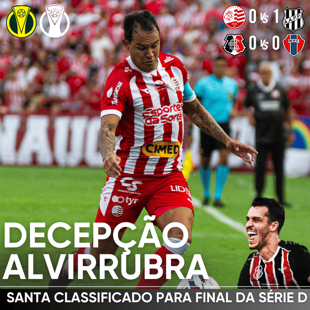 PÓS-JOGO – NÁUTICO SOFRE SEGUNDA DERROTA SEGUIDA NOS AFLITOS | SANTA CLASSIFICADO PARA A FINAL DA D