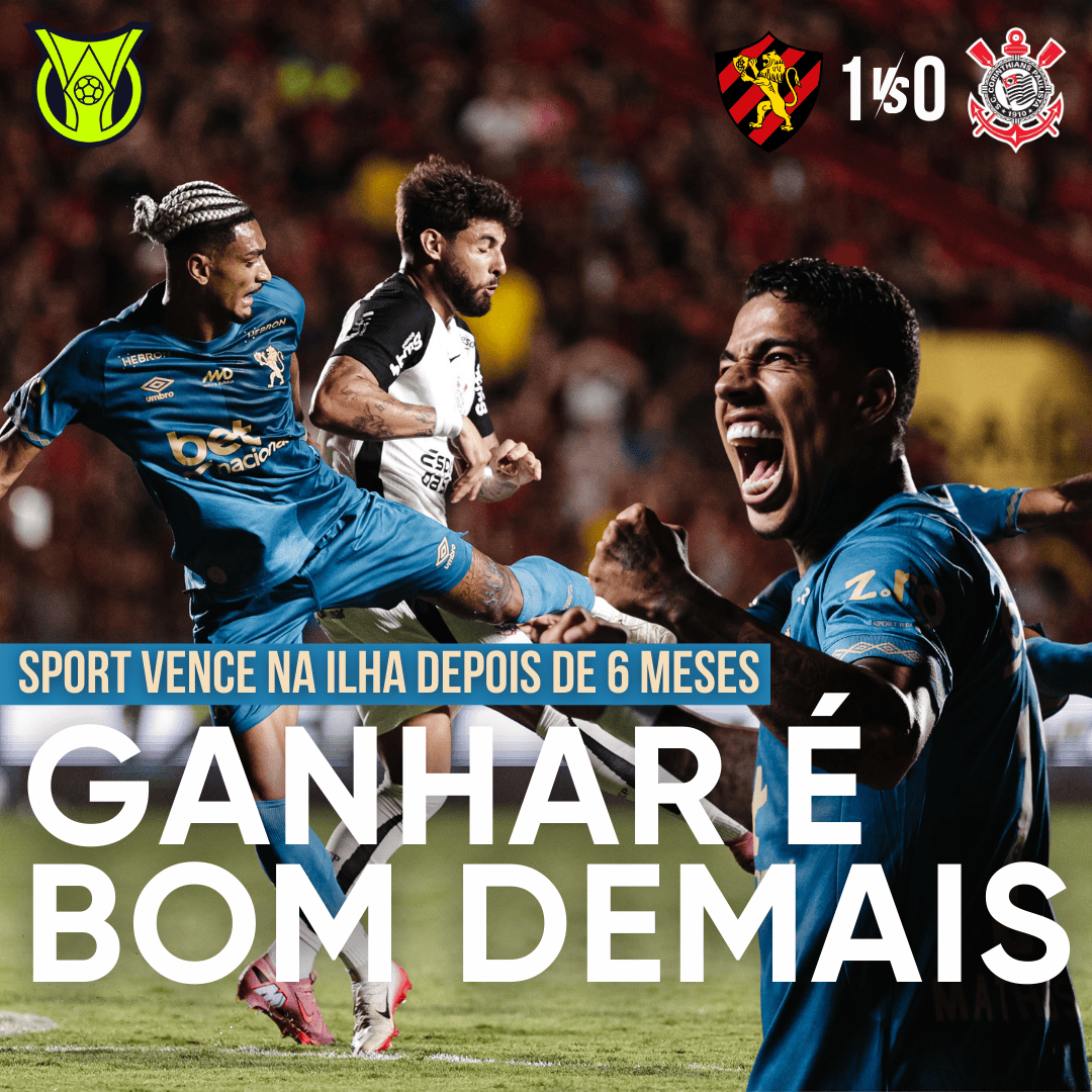 PÓS-JOGO – SPORT BATE CORINTHIANS E REENCONTRA VITÓRIA NA ILHA DEPOIS DE 6 MESES – 45 MINUTOS