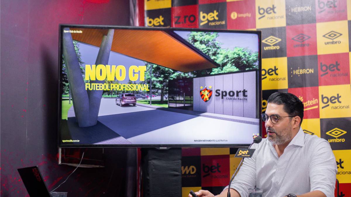 Com investimento de R$ 22 milhões, Sport revela planos para novo CT; venda de Naming rights deve acontecer