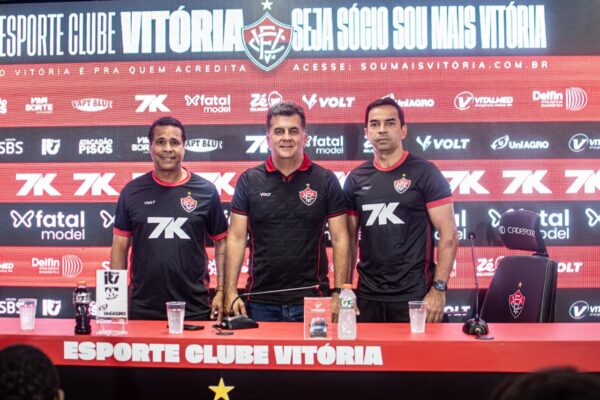 Rodrigo Chagas é apresentado como novo treinador do Vitória - Foto: Victor Ferreira/EC Vitória 