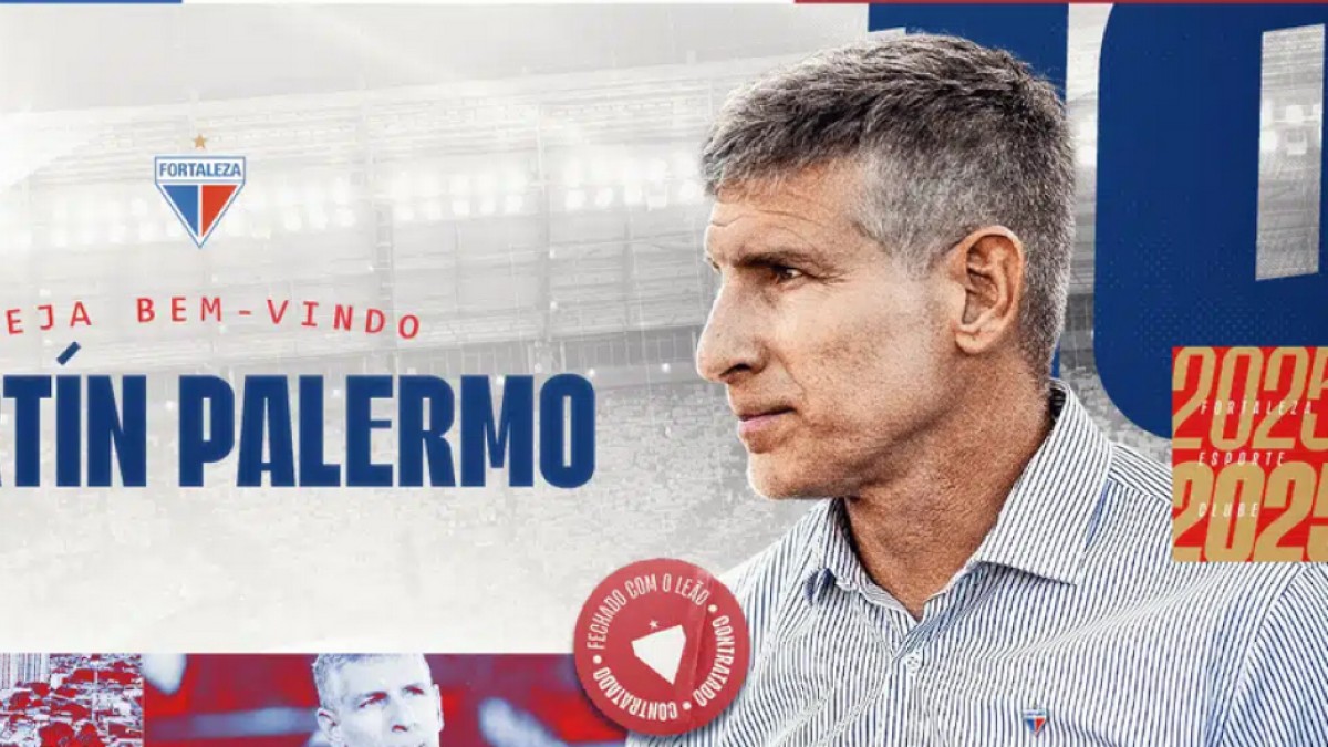 Martin Palermo é o novo técnico do Fortaleza