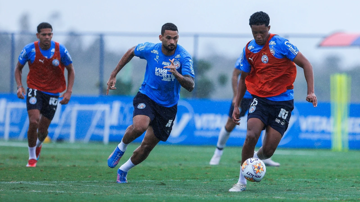 Após goleada, Bahia se reapresenta com chave virada para as finais da Copa do Nordeste 1 Bahia se reapresenta após goleada sofrida.