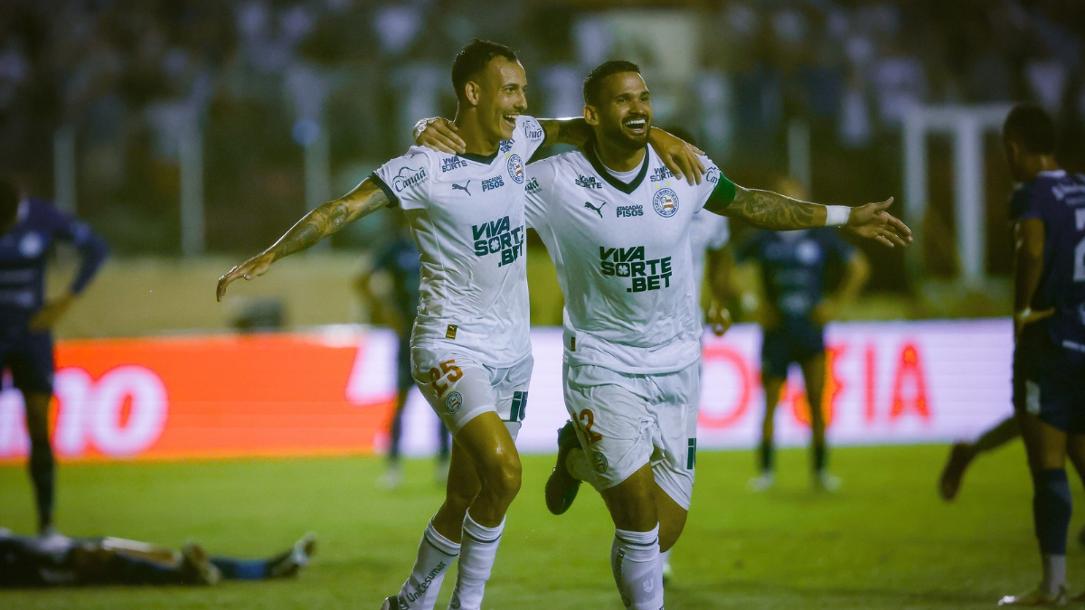 Bahia goleia o Confiança fora de casa e abre grande vantagem na final da Copa do Nordeste 2 Bahia fatura vantagem fora de casa.